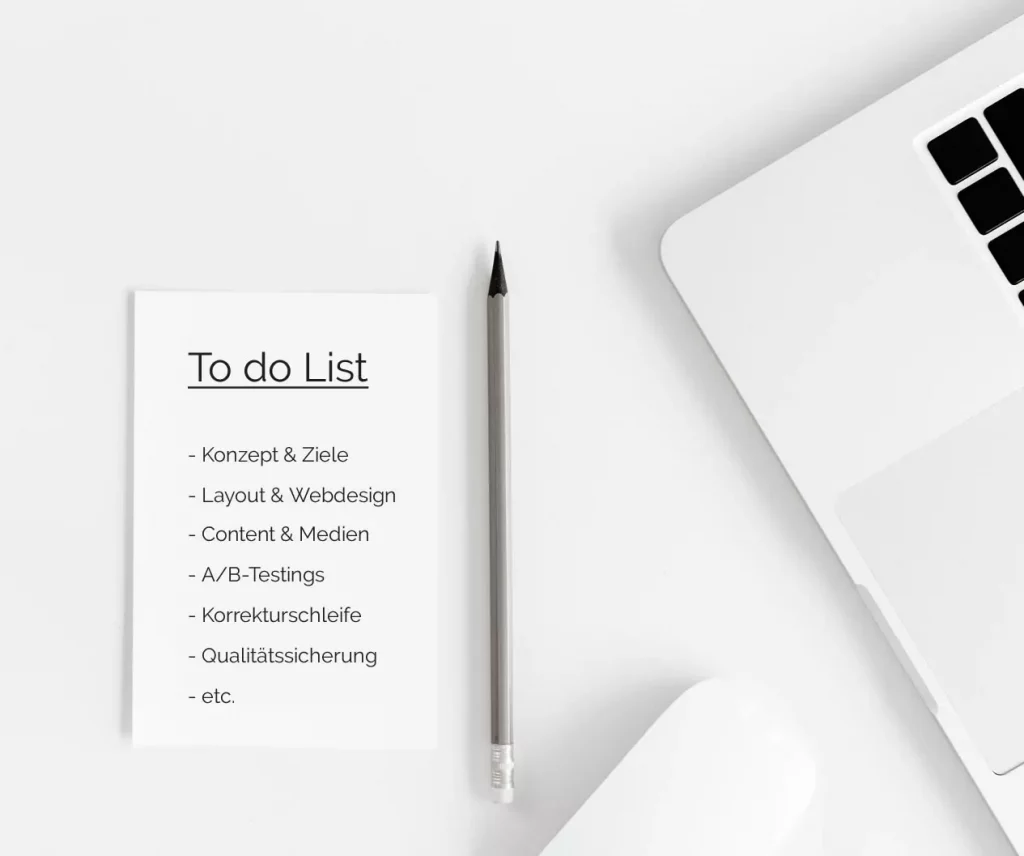 WebSite-Entwicklung: To Do Liste